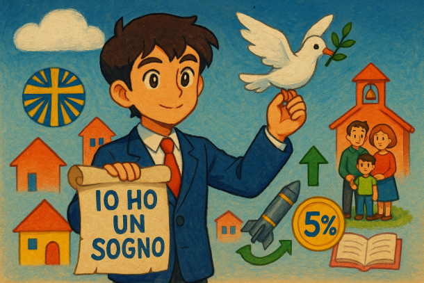 investi il tuo 5% in progetti di pace