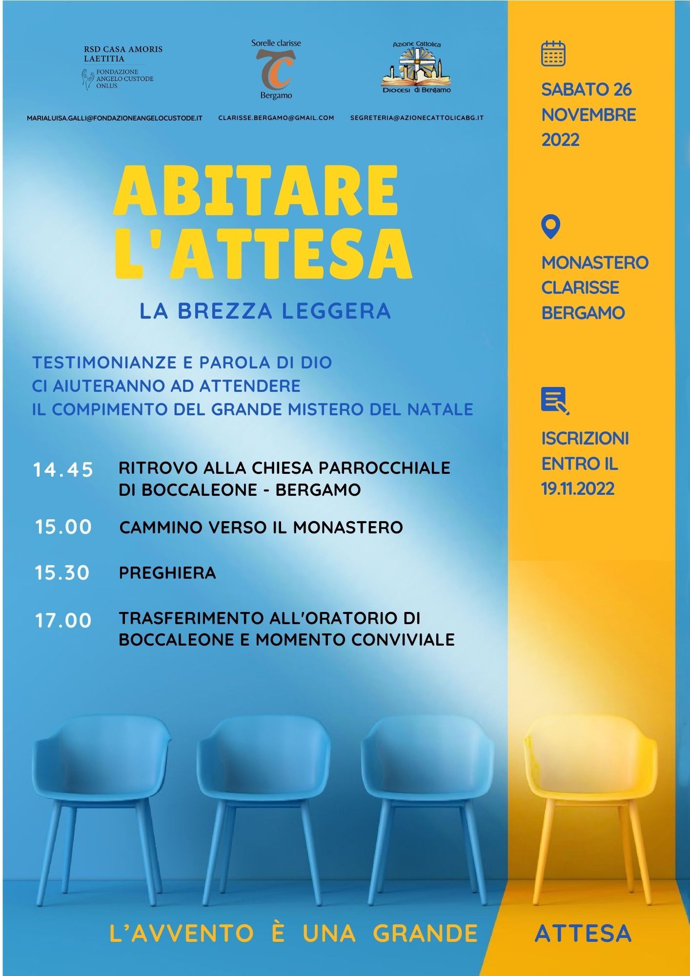 volantino la brezza leggera Abitare l'attesa